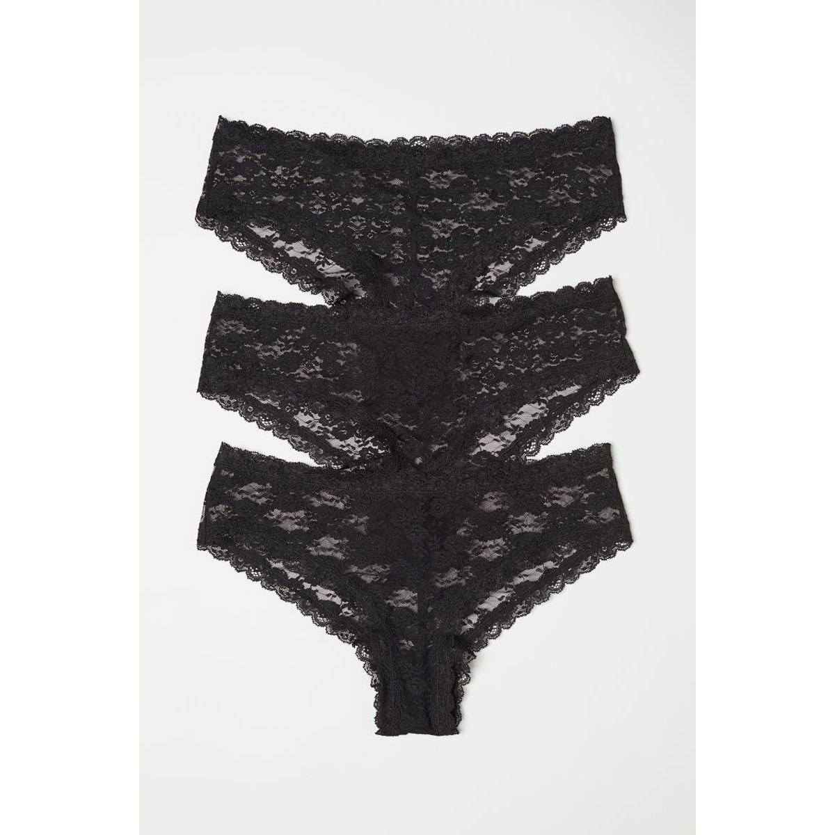 Women Panty 3 pics set Ladies Panties Lace Seamless transparent female triangle underwear For Woman- 3 pics set