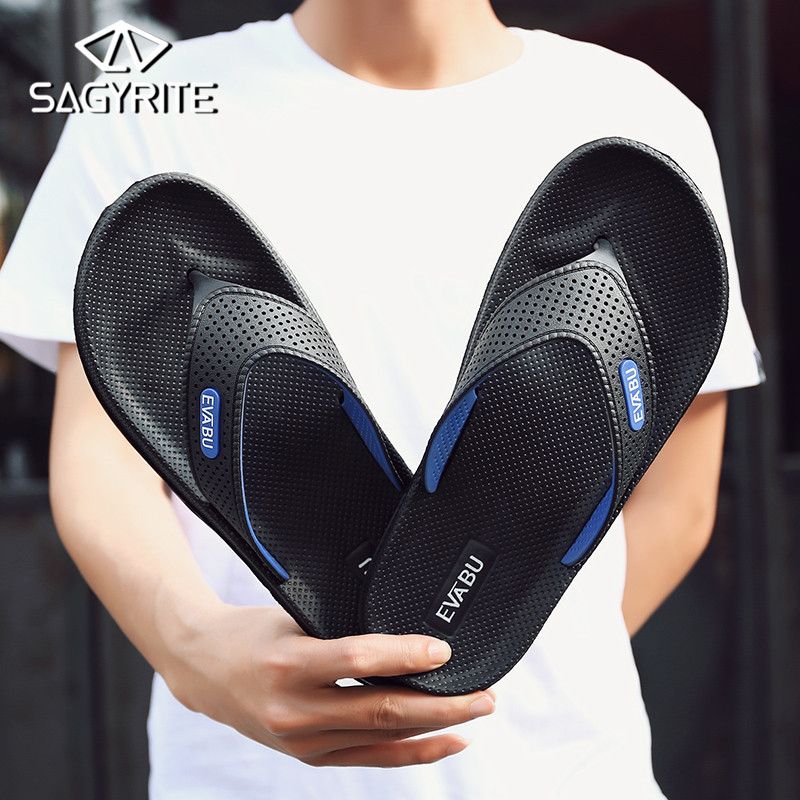 Men Thongs Flip Flops for Men Slippers Summer Beach Waterproof Sandals for Men