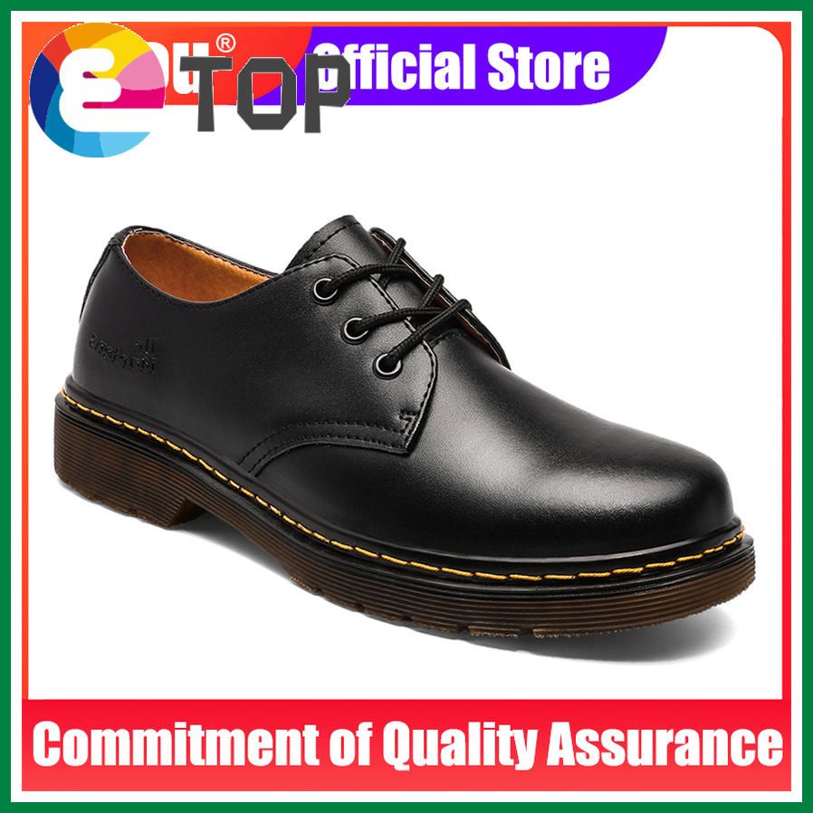 Cyou Men and Women Unisex Fashion Formal Shoes Oxfords Shoes Lace-Up Leather Shoes