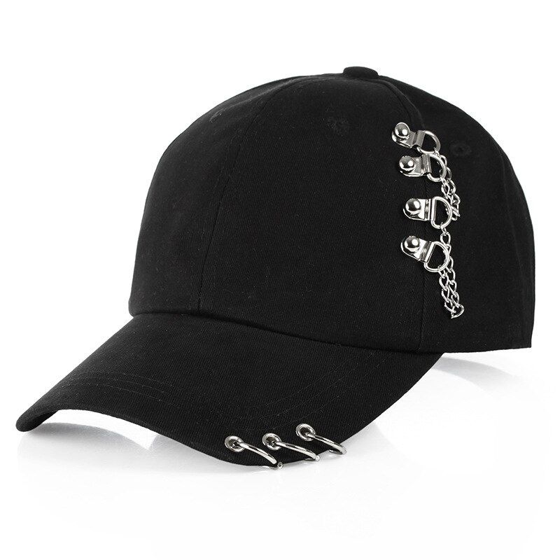 Fashion Summer Cap With Rings Snapback Trucker Hat Men Adjustable Golf Women Sport Casual Sun Protection Caps