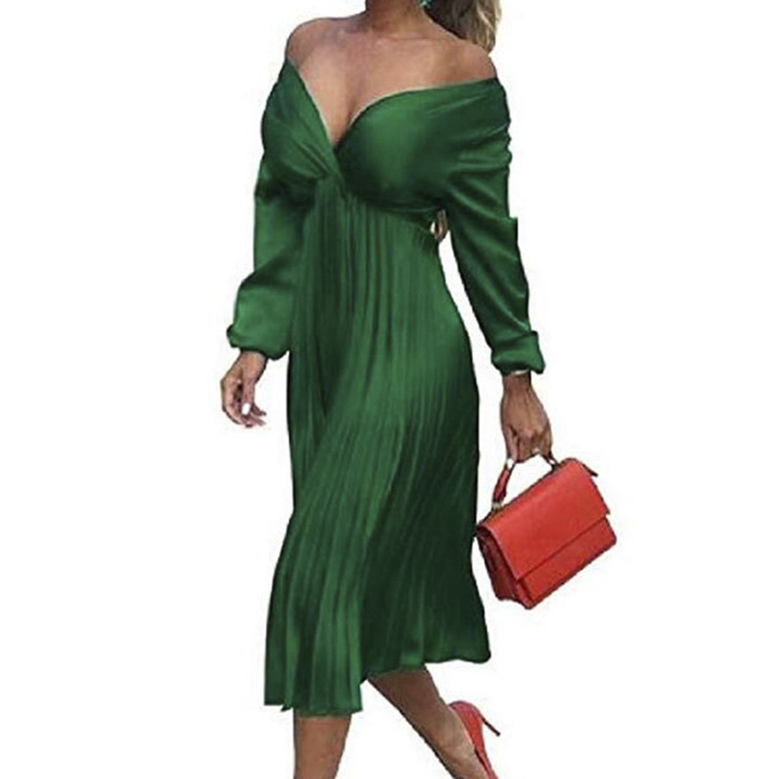 Party Dress Patchwork Slim-fittingd-Calf Dress