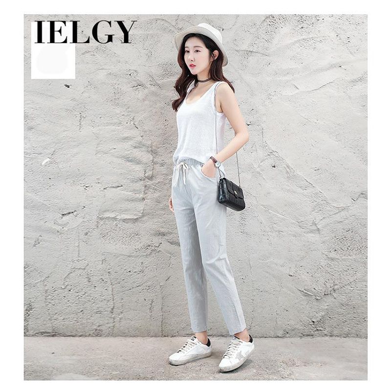 IELGY Straight loose casual pants Harlan feet pants