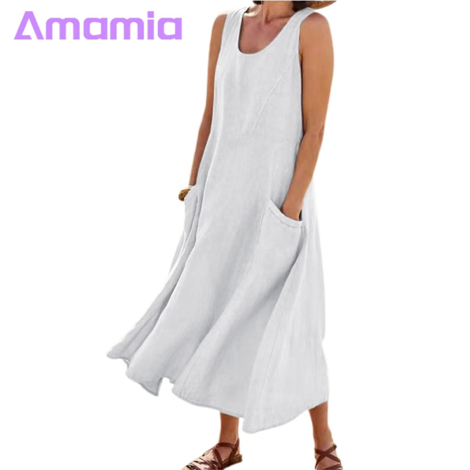 Amamia Party Dress Round Necks Vintage Off Shoulder Dress