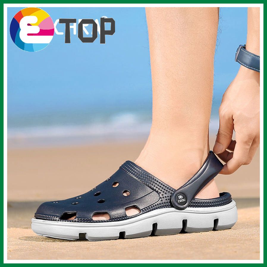 Summer Sandals Men Big Size 39-45 Fashion Casual Beach Shoes Non Slip Slippers For Men Outdoor Hiking Jelly Shoes Men Sandals