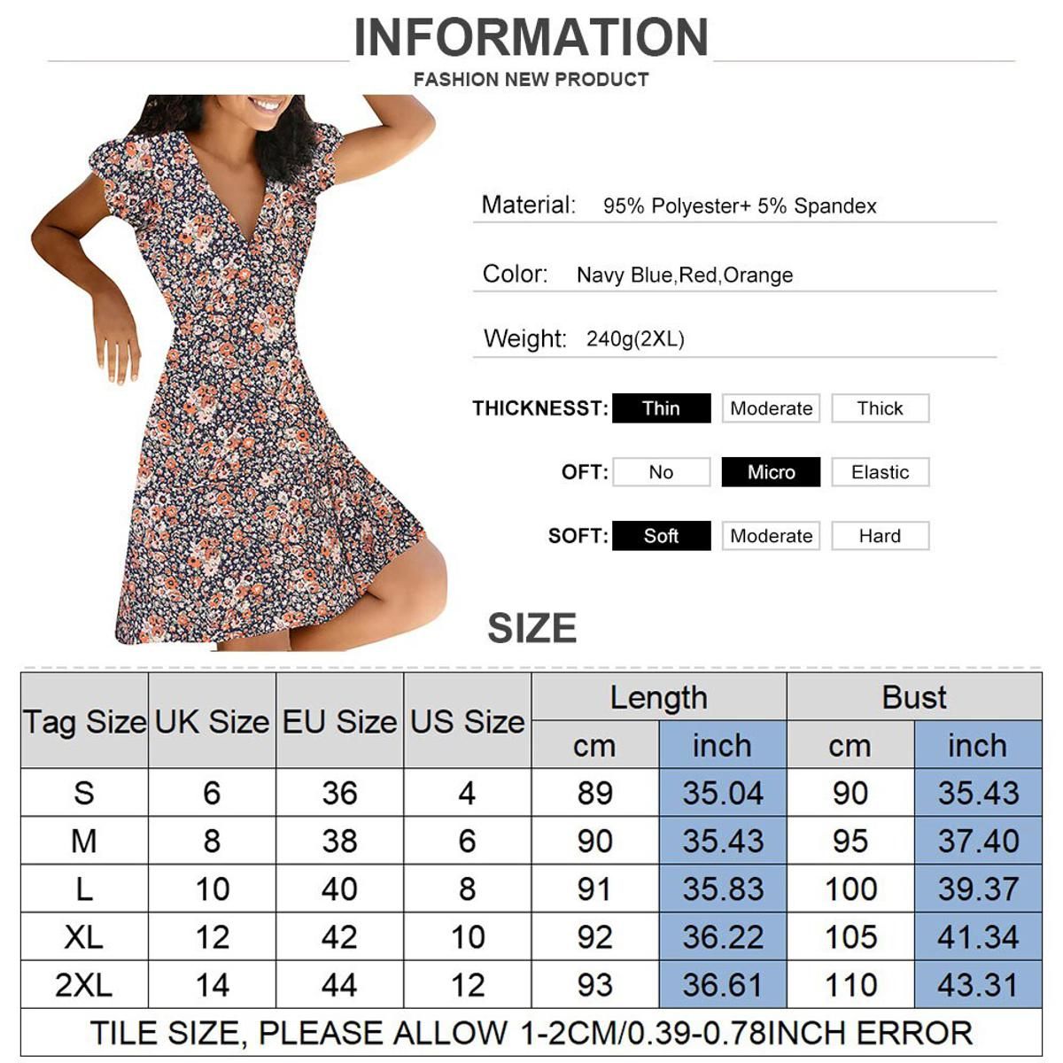 Vintage Women Deep For Summer V-Neck Fuffle Sleeves Dress Sexy Evening Party Club Floral Printed Lady Mini Sundress Vestidos D30