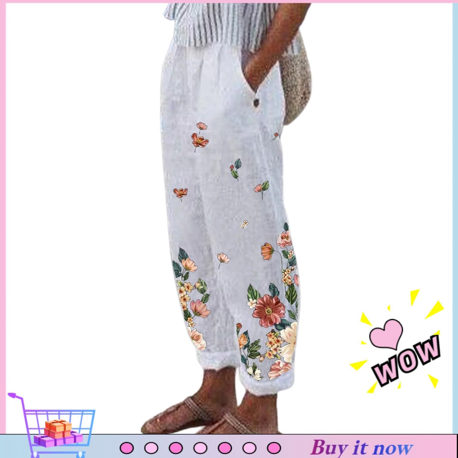 Baggy Pants Printed Temperament Loose-fitting Pants