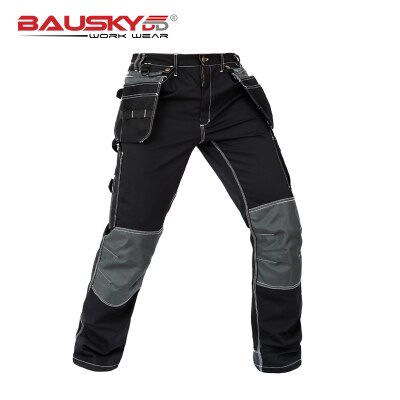 Bauskydd Working Clothes Men's Work Trousers Men's Work Pants Multi-ckets Mechanic Cargo Pants Workwear Trousers
