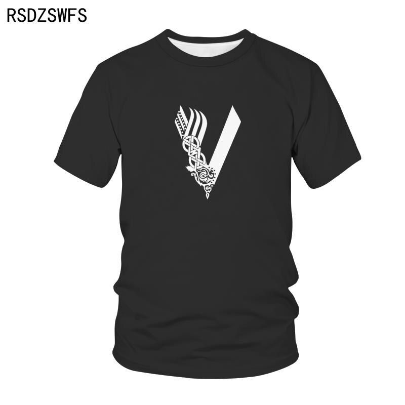 Vikings T-Shirt TV Series 3D Print Streetwear Men Women Fashion O-Neck Short Sleeve T Shirt Harajuku Oversized Tees Tops Clothes