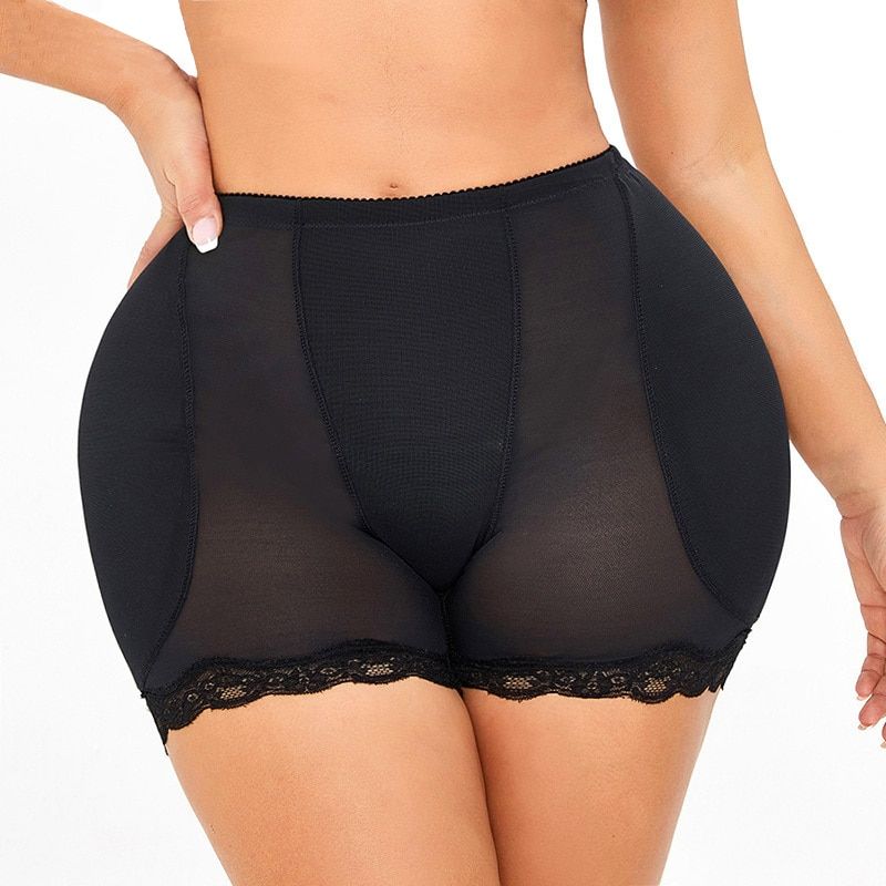 Women Body Shaper Panty y Lifter Side Padded Panties Lace Fake Ass Corset Plus Size Shapewear Slimming Underwear Big