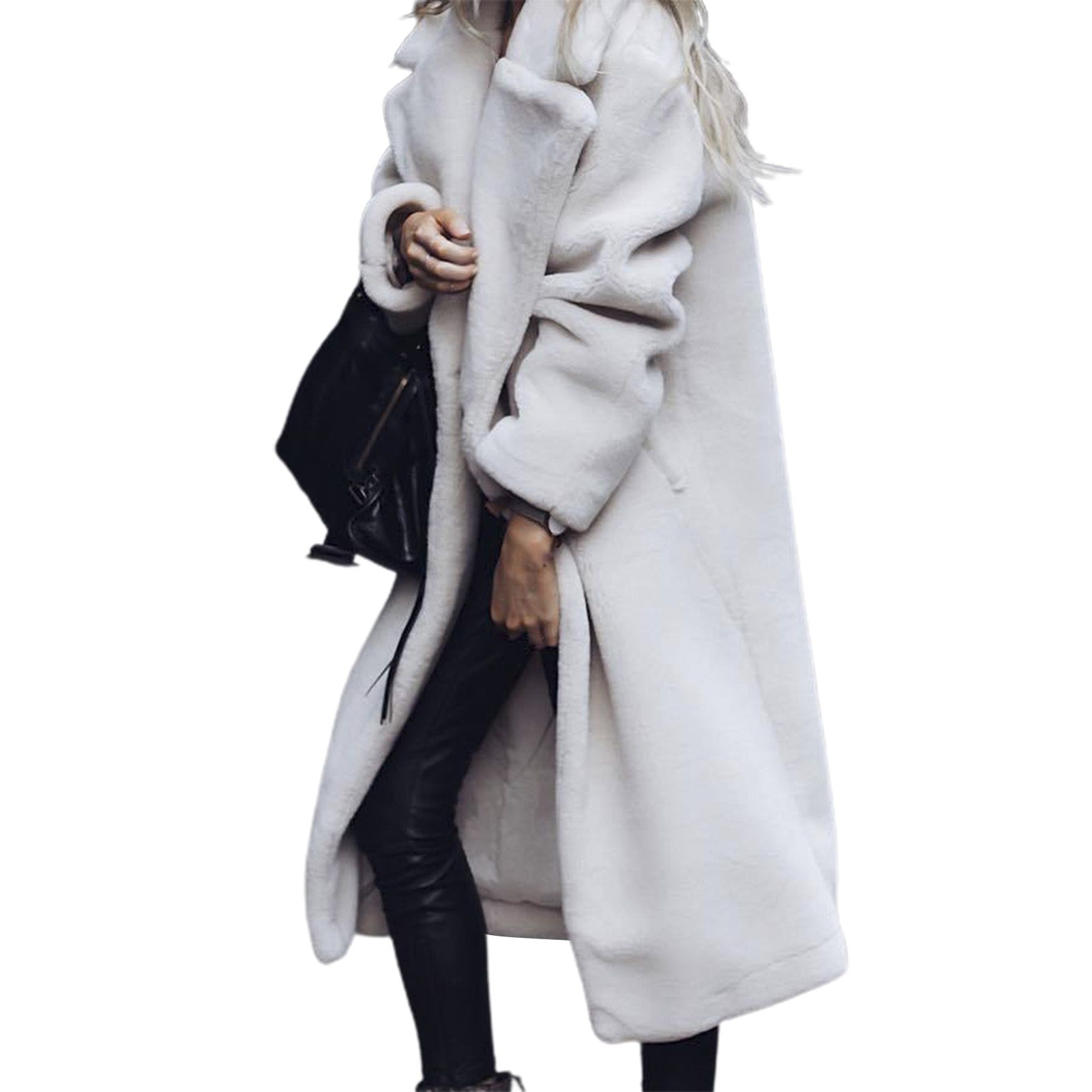 Women Coat Ultra-thick Fade-resistant Women Solid Coat Jacket