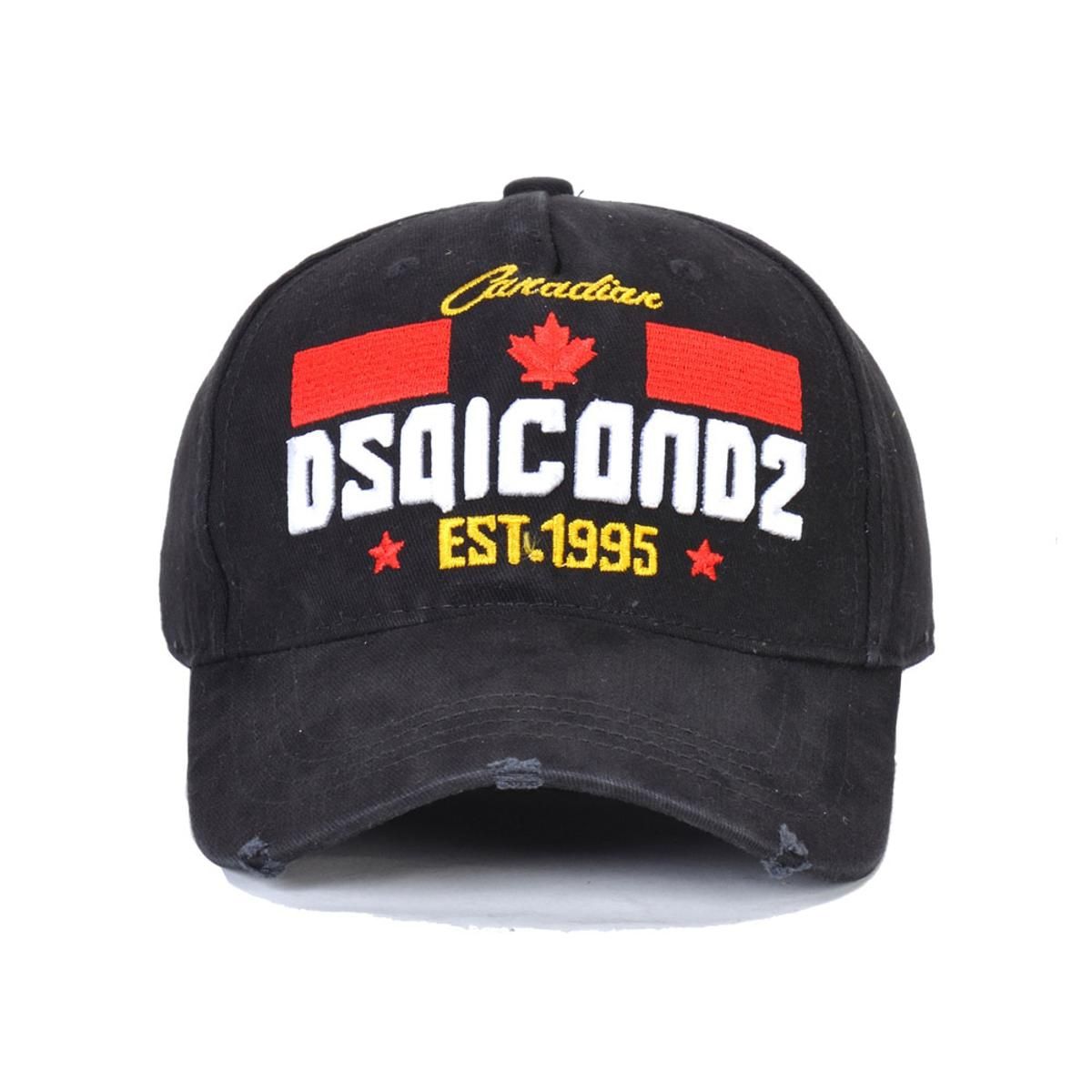 DSQICOND2 Cap Brand DSQ2 letters Casquette Hat Embroidery Black Dad Hip Cap DSQ Snapback Hat Cap for Man Woman hat
