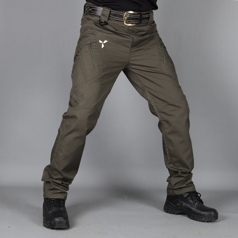 Trousers for men Tacitcal Pants Multiplecket Military Urban Commuter Waterproof Men Pants Slim Fat Work Cargo Pants 5XL