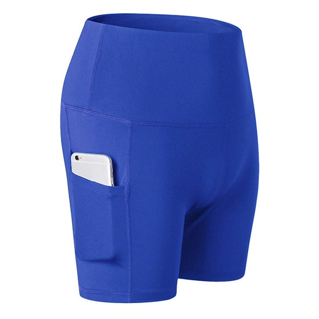Running Training Tight Quick Drying Elastic High Waist Yoga Three Part Belt Pocket