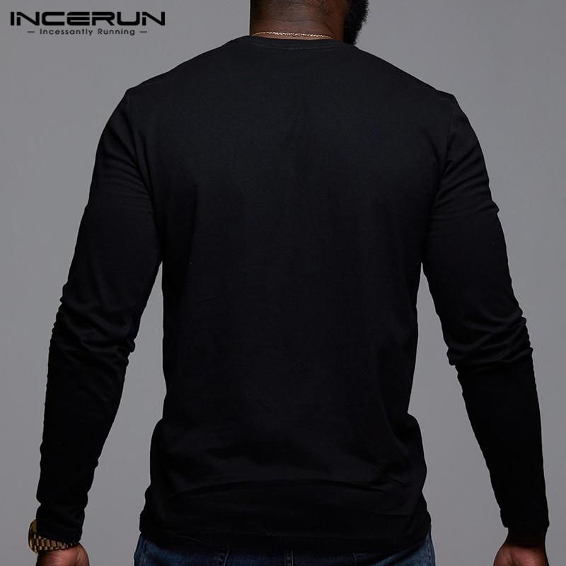 INCERUN Men's Slim Floral O Fashion Neck Short Sleeve Muscle Tee T-shirt Casual Fit Tops Blouse - Black (black) {XL}
