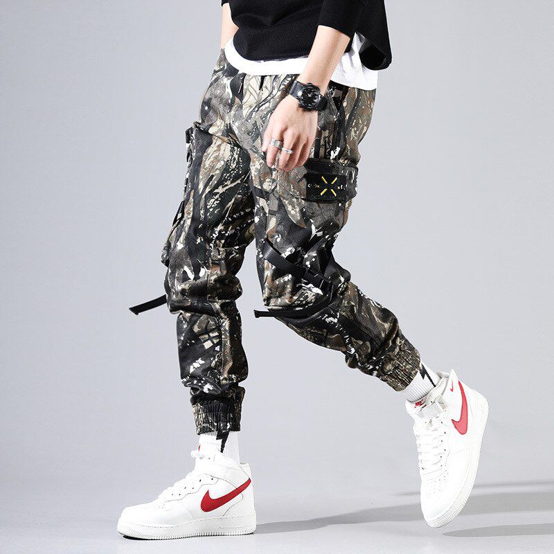 Joggers Men Korean Streetwear Oversize Cargo Pants Fashion Trend Clothing Mulitcket  Harajuku Sweatpants
