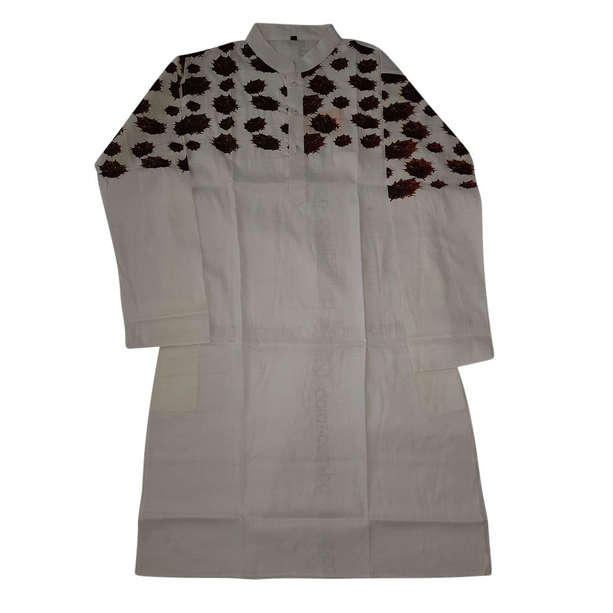 White Cotton Panjabi for Men
