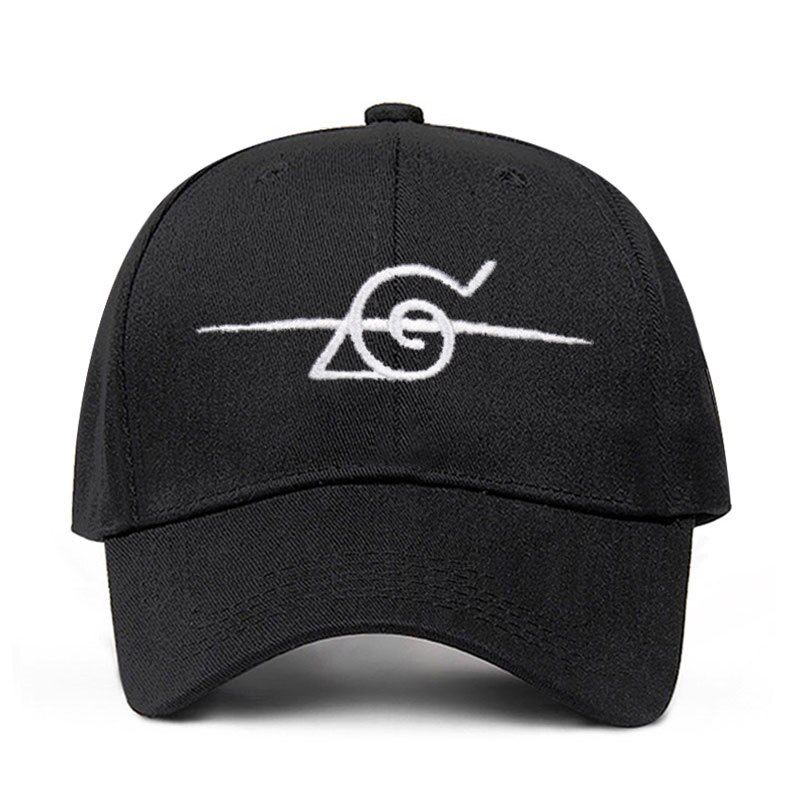 2019 Naruto Cap Uchiha Uzumaki logo Cotton Snapback Baseball Cap For Women Hip Hop Dad Black Snapback Hats Dropshipp