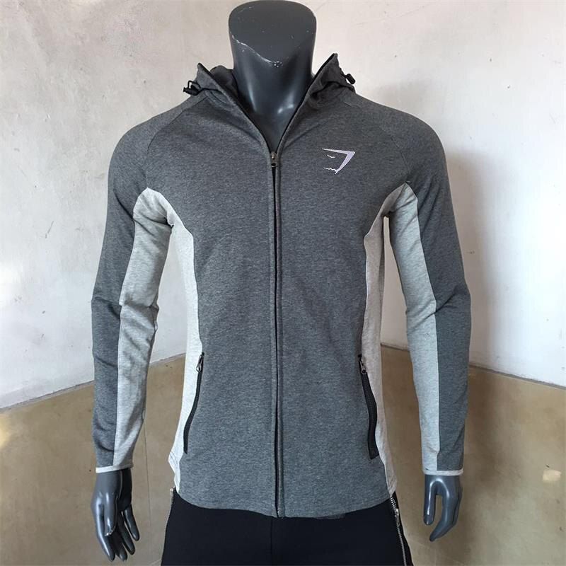 OLYMPIA Men Gyms Hoodies Gyms Fitness Bodybuilding Sweatshirt Pullover Sportswear Male Workout Hooded Jacket Clothing