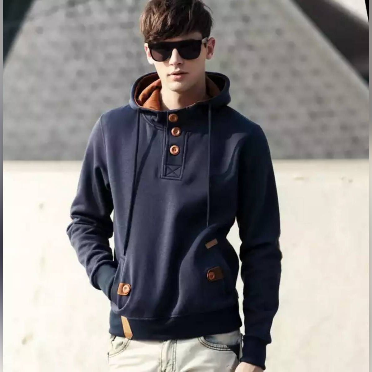 Stylish Long Sleeve Hoodies for Man