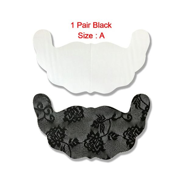 A-F Women's Bra Bralette Lace Invisible Push Up Bra U Shape Adhesive Silicone Strapless Brassiere Stick On Bras For Women