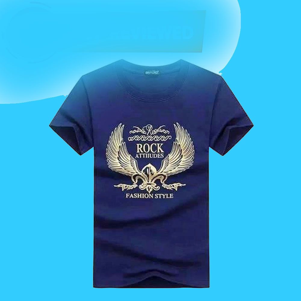 Exclusive 100% Cotton Half Sleeve singel T Shirt For Men