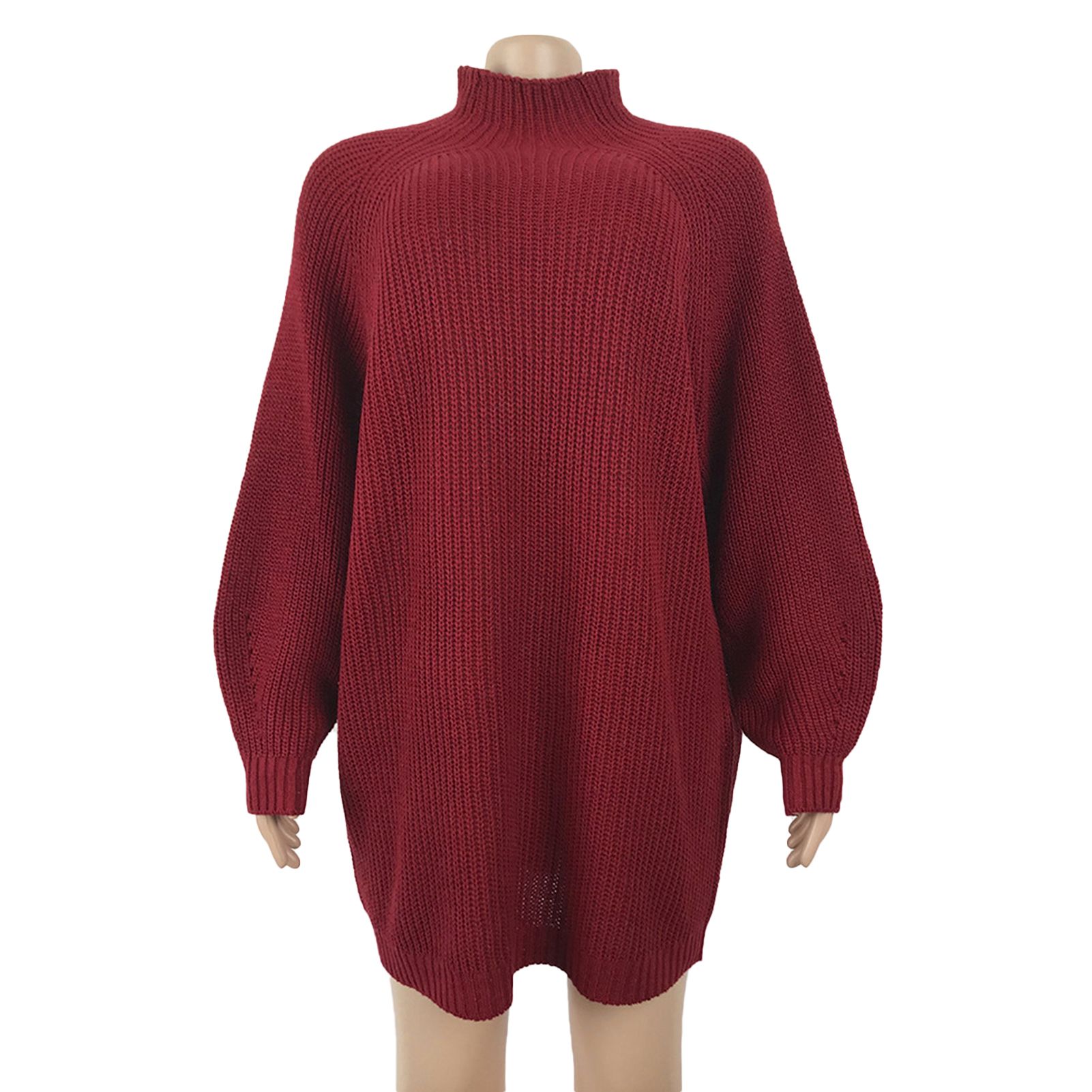Women Dress Knitted Loose-fitting Knitting Dress