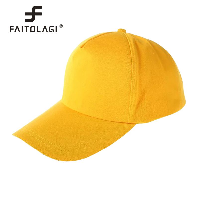Solid Color Unisex Baseball Caps Spring Summer Adjustable Sun Hats for Women Men Snapback Caps