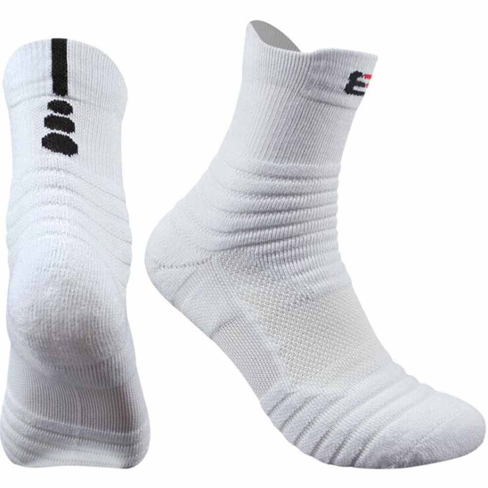 Yfashion Man Basketball Socks hickened Socks Medium Length Wool Loop Cotton Outdoor Sports Socks