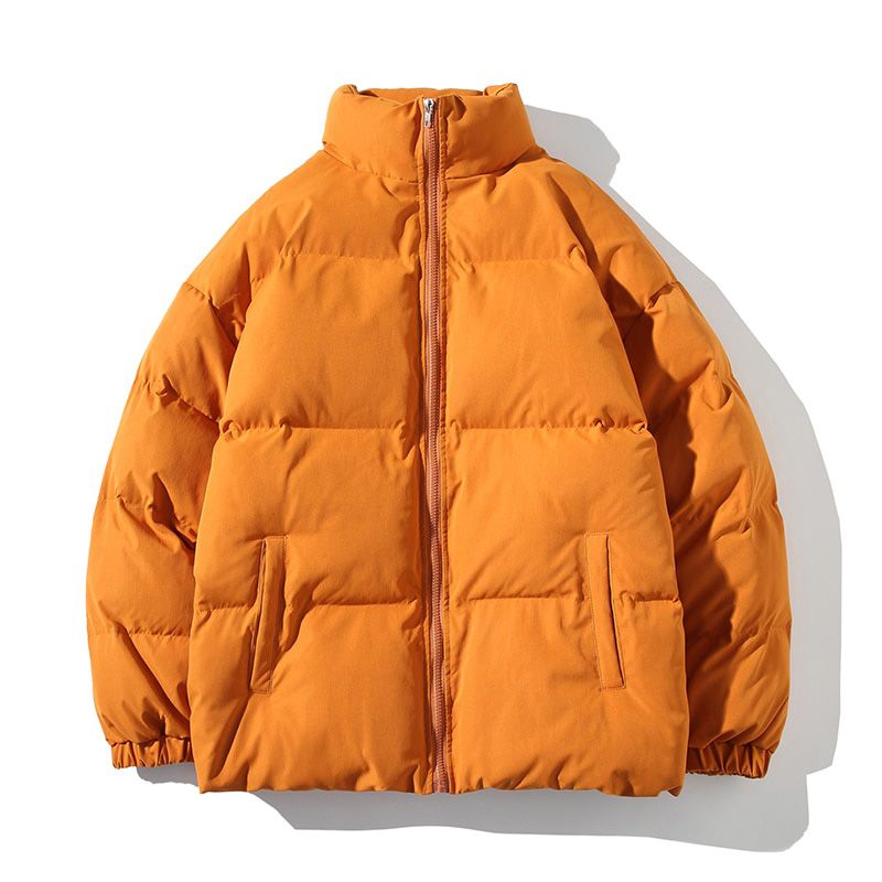 Winter Jacket Men Parkas Thicken Warm Coat Mens Stand Collar Jackets Solid Color Parka Coat Women Fashion Streetwear 5XL