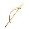 Women Hollow Out Geometric Elliptical Leaf Updo Hairpin Barrette Hair cessory