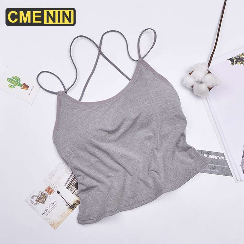 [CMENIN Girls] 1Pcs Cotton Ice Silk for Women Soft Brassiere  Lingerie Women Bras Sleepwear B0066