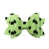 Girl Glitter Sequin Bow Heart Star Print Hairpin Fluorescent Hair Clip cessory