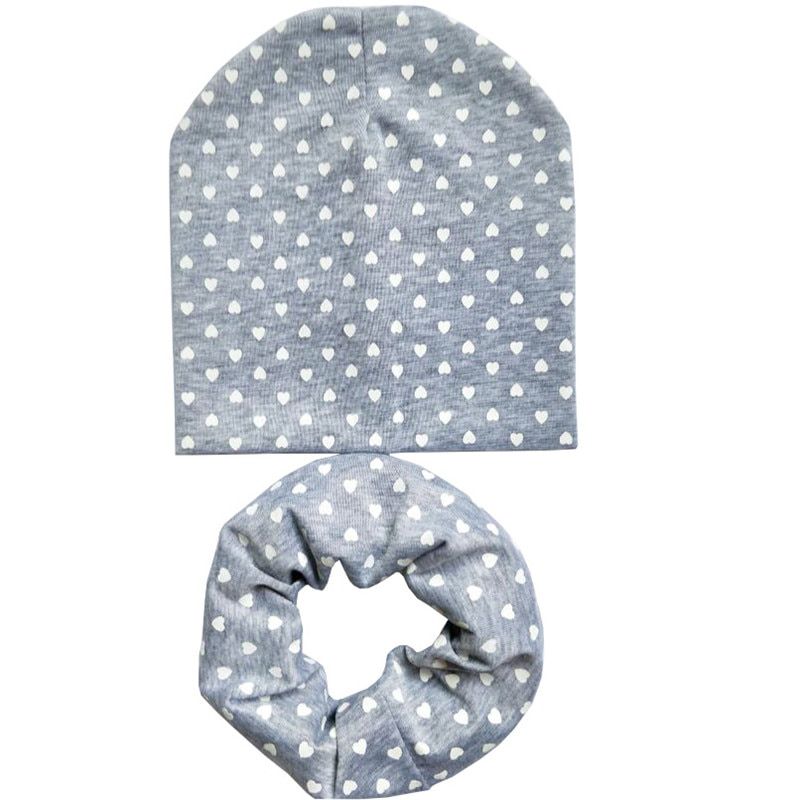 2021 New Spring Autumn Winter Girls Hat Set Crochet Children Hats Girl Boy Cap Baby Beanies Caps Toddlers Kids Hat Scarf Collars
