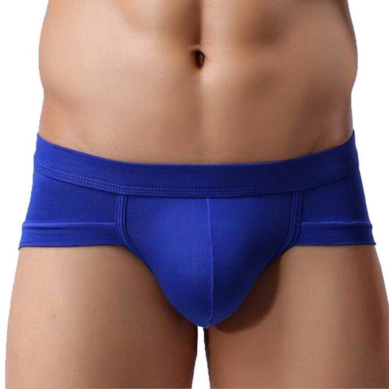 Men's Solid Color Briefs Low-rise Pure Color Modal Breathable Low-rise Colorful Men's Briefs Comfort Stretch
