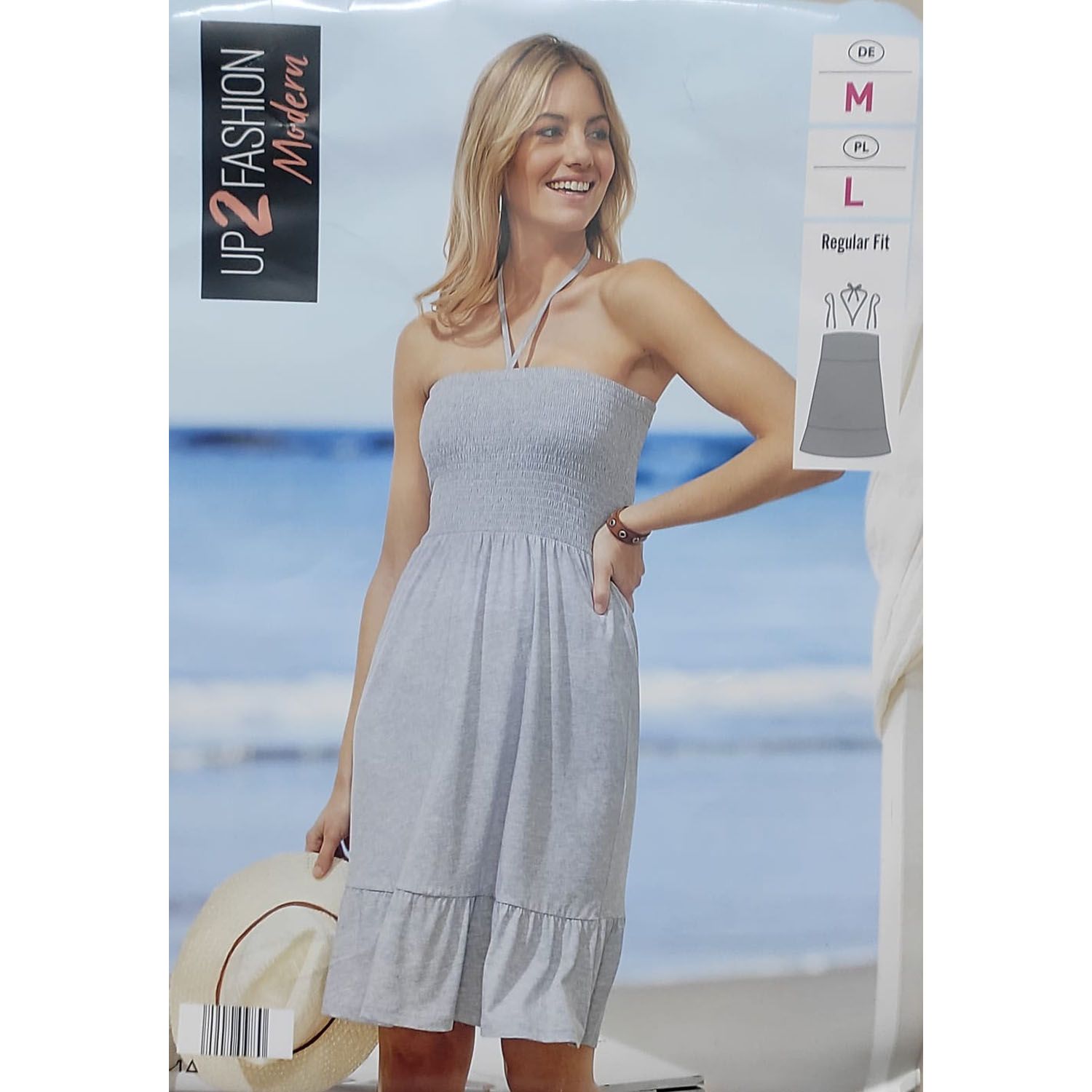 Summer Women's Sleeveless Beach Regular Fit Dress