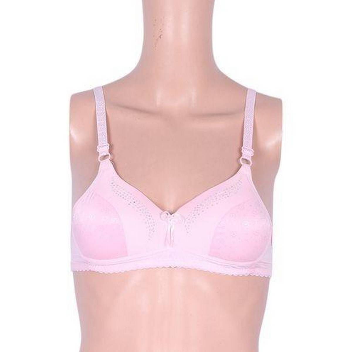 Light Pink Foam Bra For Women