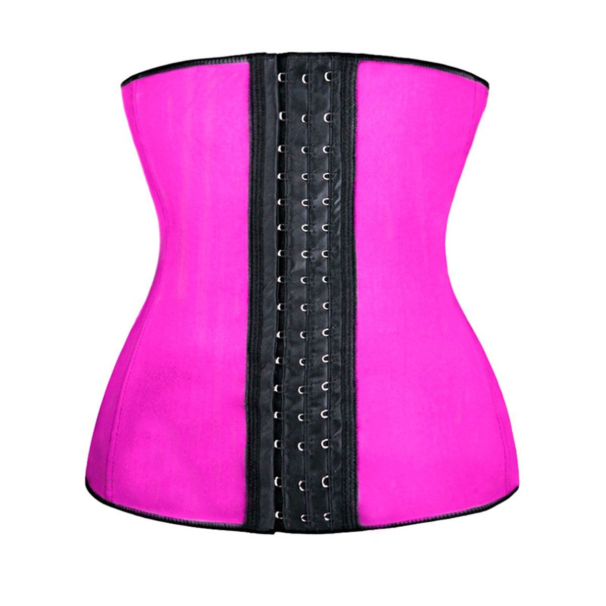 S-6XL Latex Waist Cincher Steel Boned Waist Trainer Corset Underwear Slimming Body Shaper Shapewear Modeling S Tummy Control