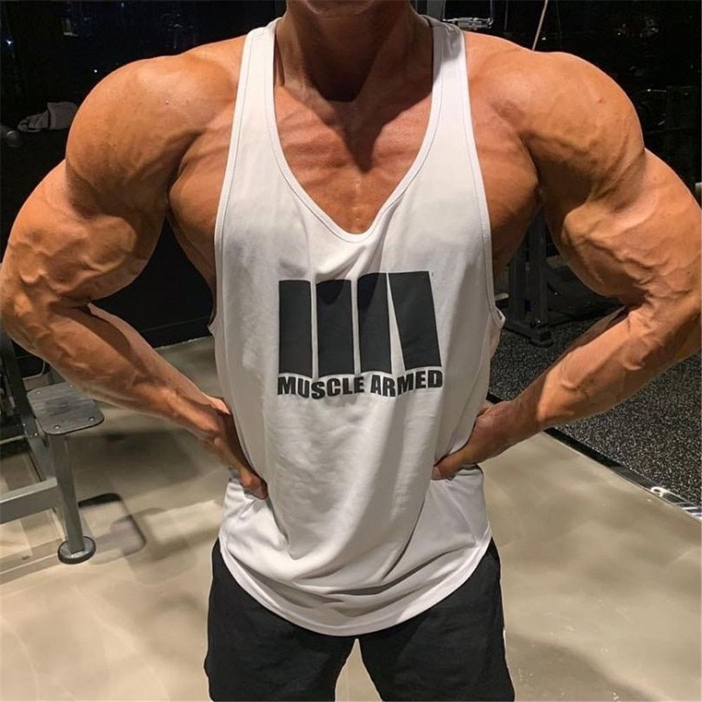 Men Bodybuilding TaTops Gym Workout Fitness quick-drying Sleeveless shirt Running Vest Male Summer Brand srts TaTops