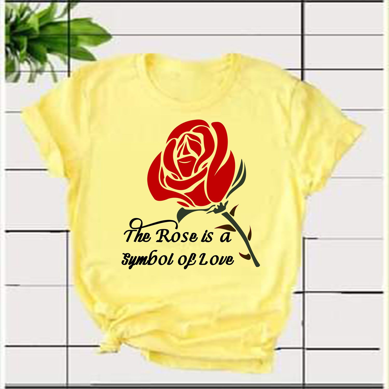 The Rose Is A Symbol Of Love T-Shirt - T Shirt For Man - T Sirt