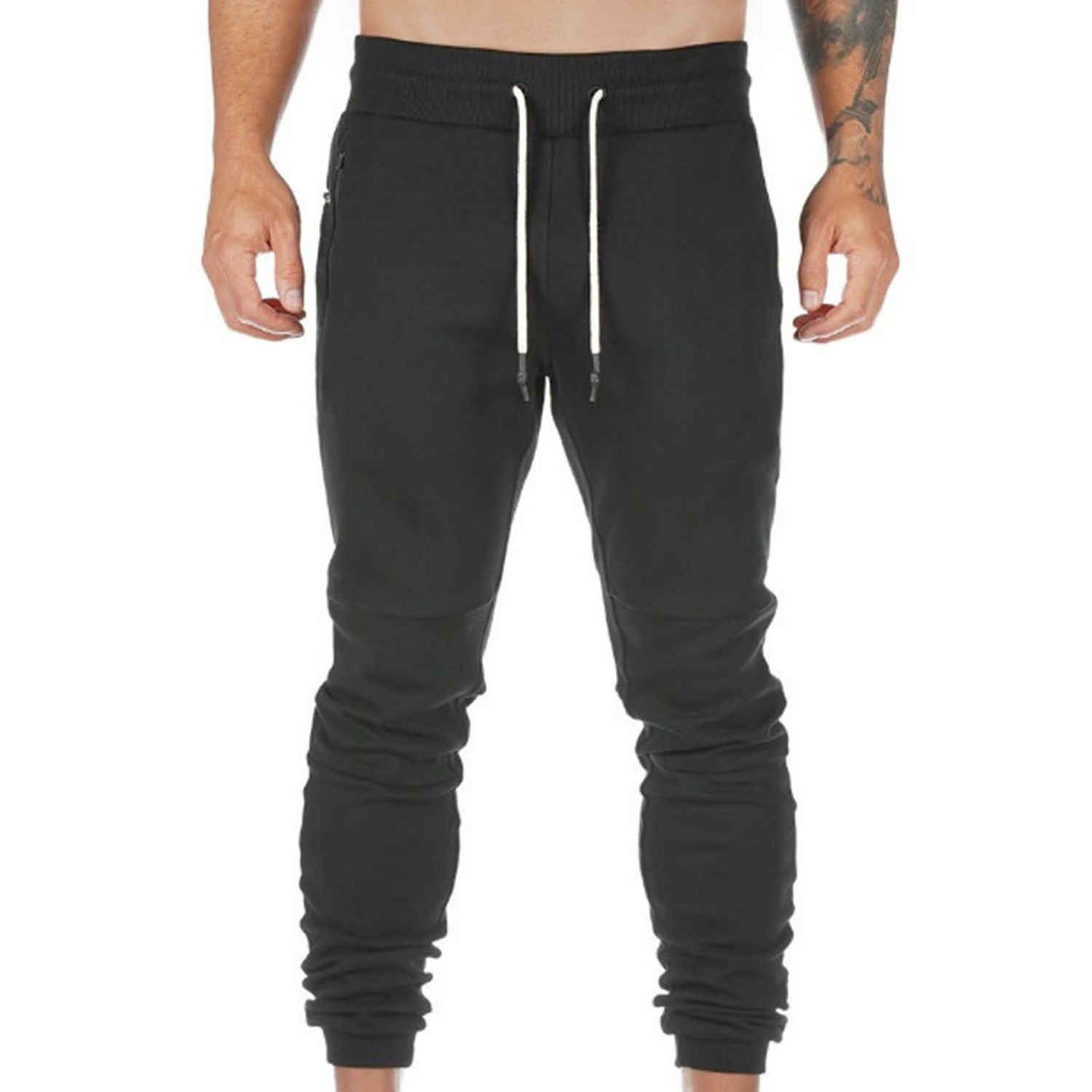Spg Pants Sweat Absorption d Waist Men Trousers
