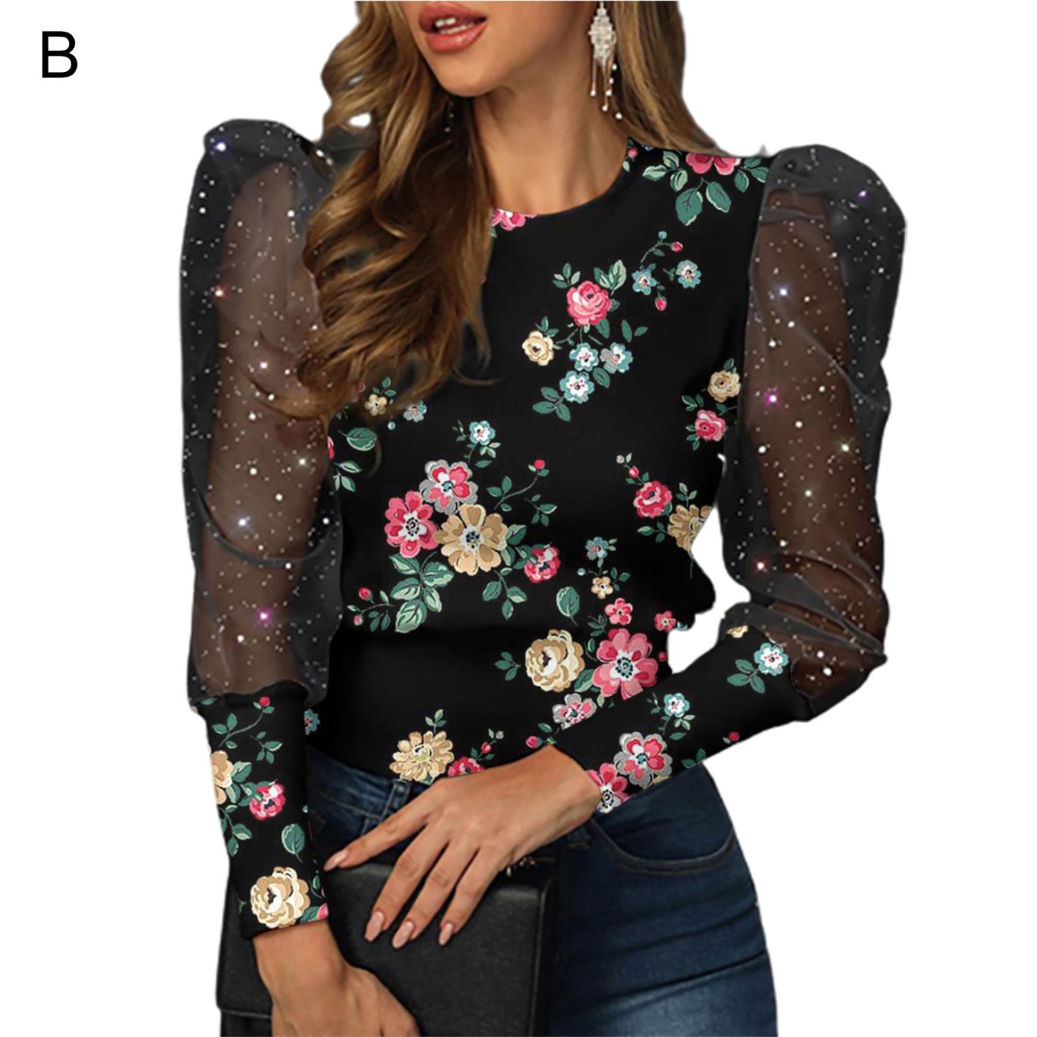 Pullover Shirt Close-fitting Ladies Office Pullover Shirt