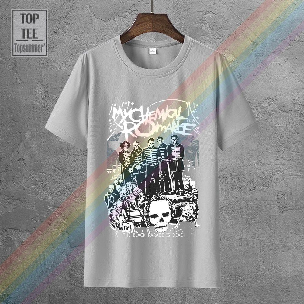 My Chemical Romance Mcr Dead Tshirts Goth Gothic Tee-Shirt Emo Punk Woman Gym Sweatshirt Men'S T Shirt Rock Hippie T Shirts