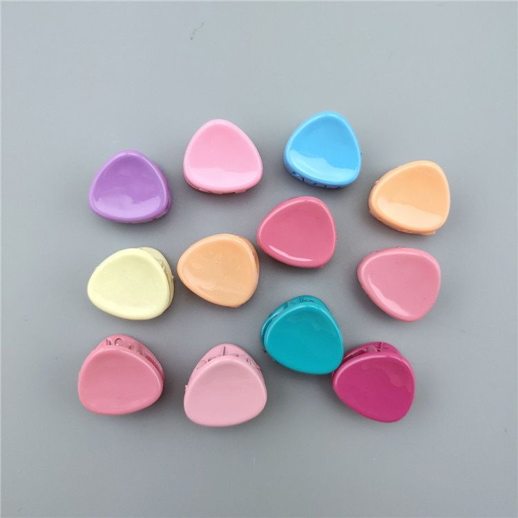 12 Pcs/set Children Colorful Small Hair Clip Kids Plastic Flower Mini Hairpins Decor Girls Bowknot Barrettes Hair Accessories