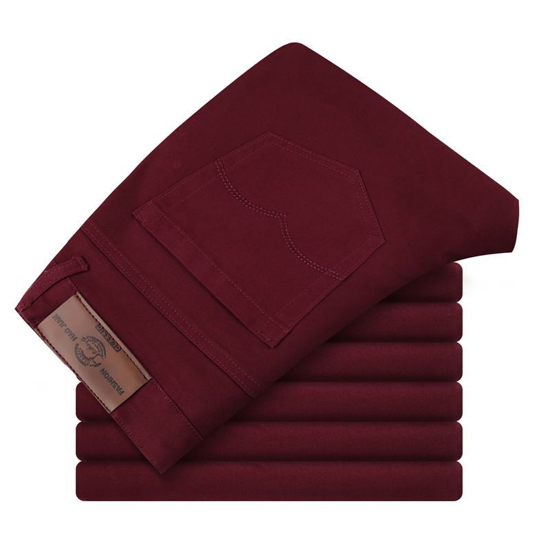 new mens pants fashions men 2019 summer casual pants male Slim breathable pants Straight Loose Casual Trousers Cotton Suit
