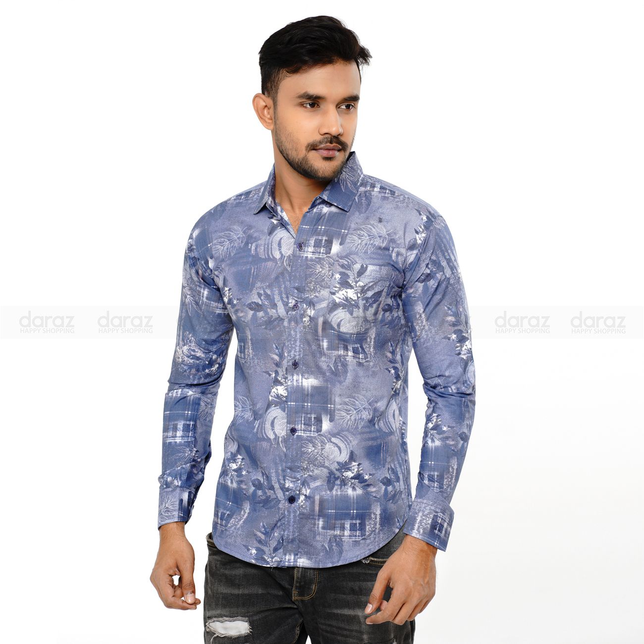 Mens Trendy Cotton Casual Style Shirt