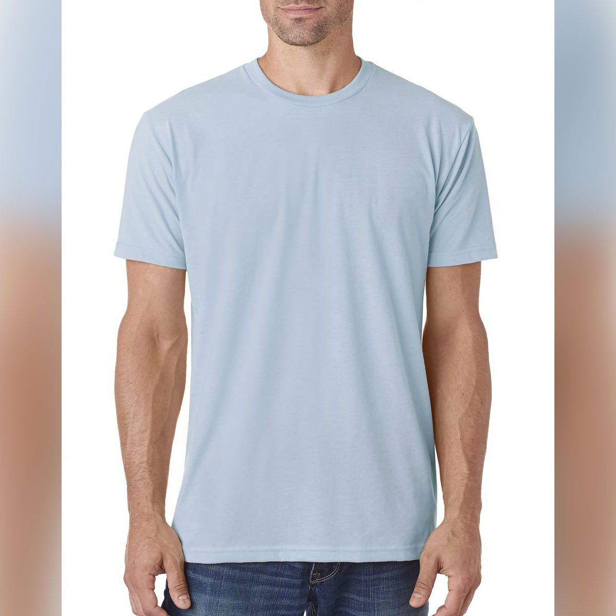 Sky Blue TShirt Exclusive Comfortable Cotton Half Sleeve  For Mans