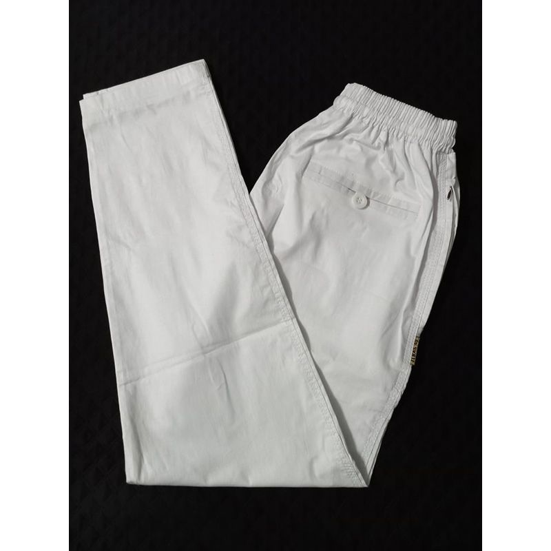Cotton Narrow Fit Stitch Pajama Pants For Men