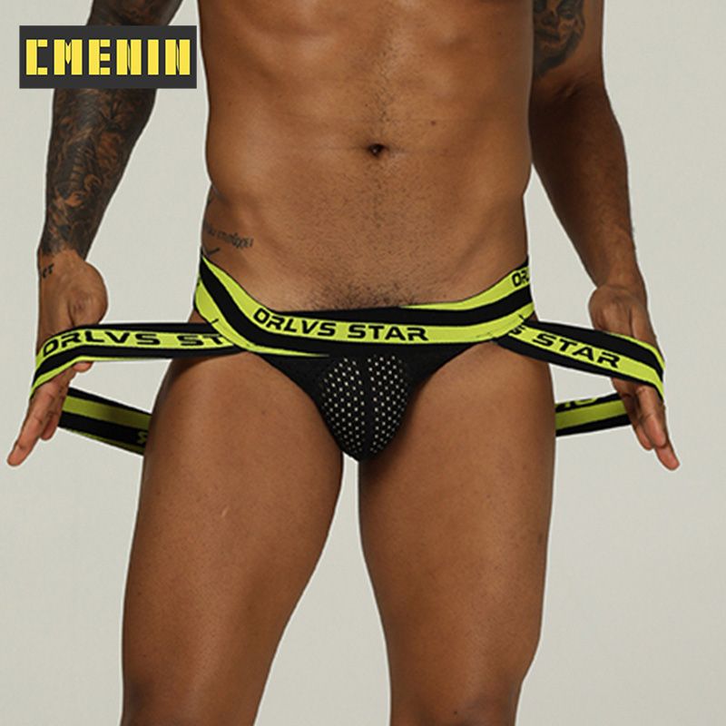 CMENIN Soft ORLVS (1 Pieces) Mesh Breathable Mens thongss Underwear  Mesh 1 Layer Pouch Quick Dry Underpants Male Panties Innerwear OR206