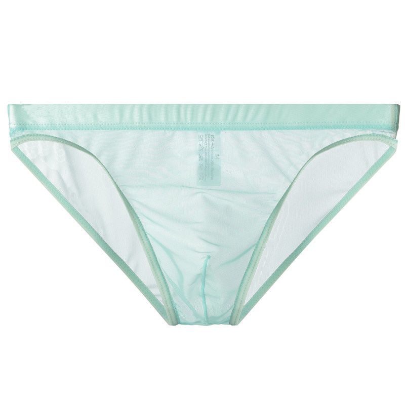 Sexy Men Male Transparent Ultrathin Mens Briefs Panties Mesh Gauze Breathable Mens Underpants See Through Slips Cuecas