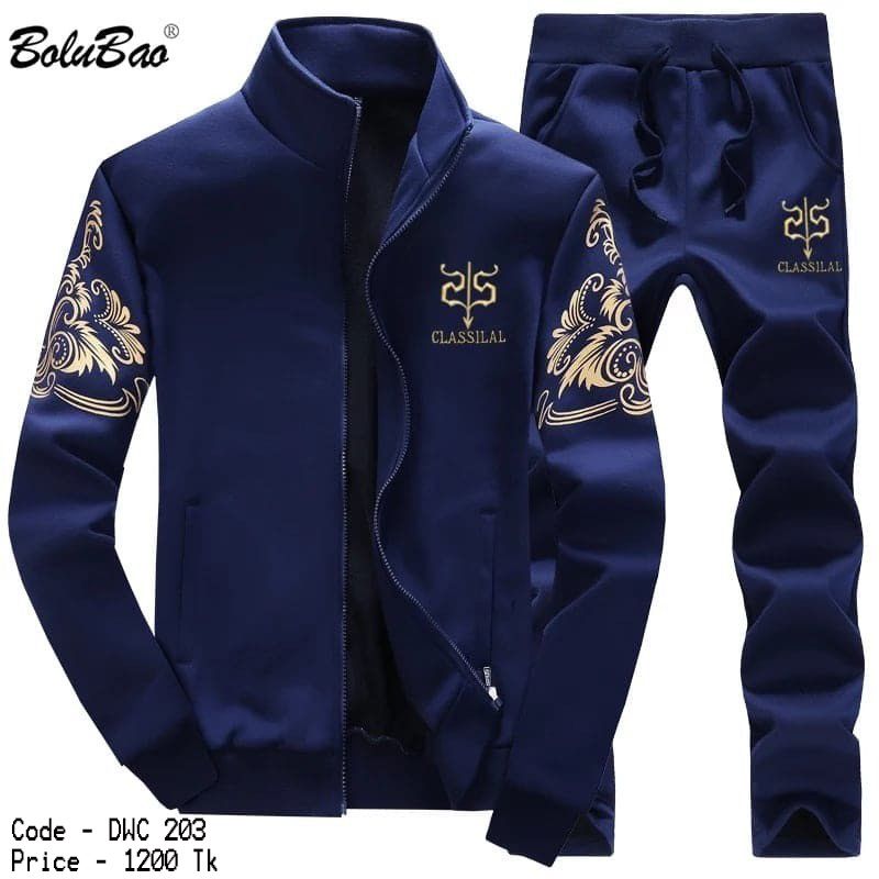 Comfortable & Stylish Fashionable  Track Suit Set For Men - Track Suit Set